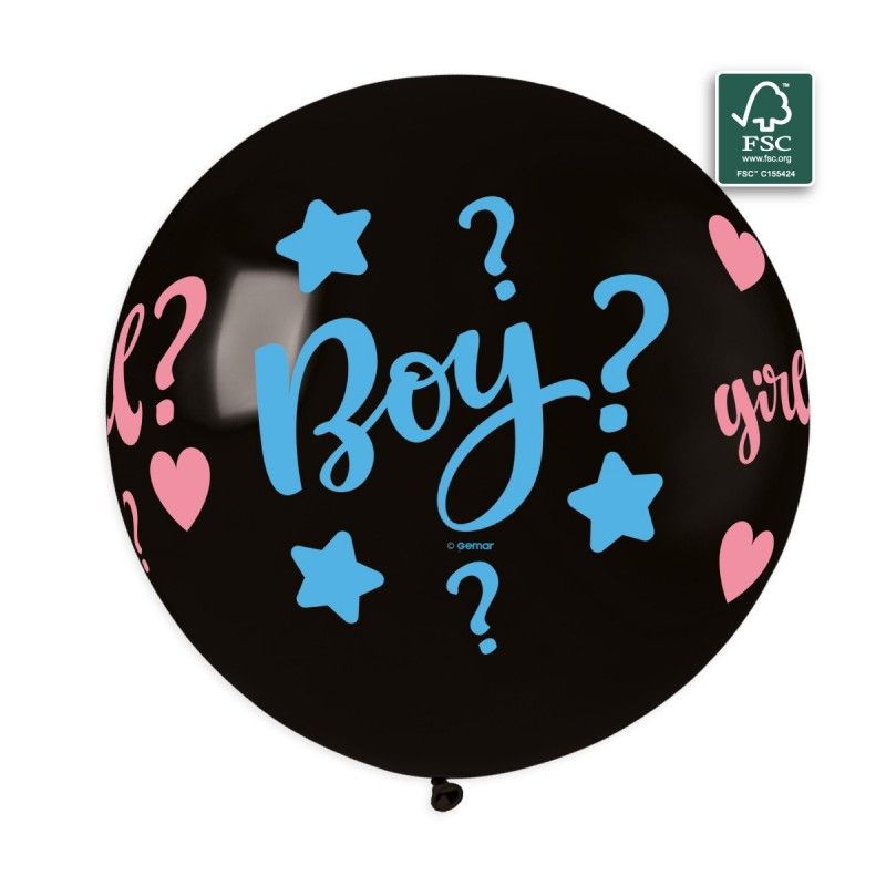 1 Palloncino Mongolfiera Bimbo o Bimba? 32''/83cm