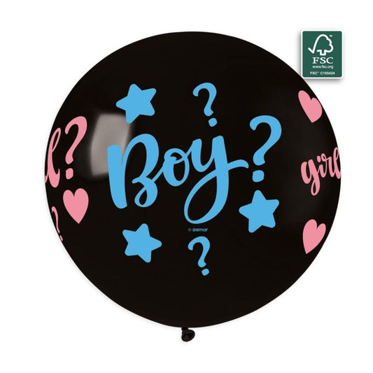 1 Palloncino Mongolfiera Bimbo o Bimba? 32''/83cm