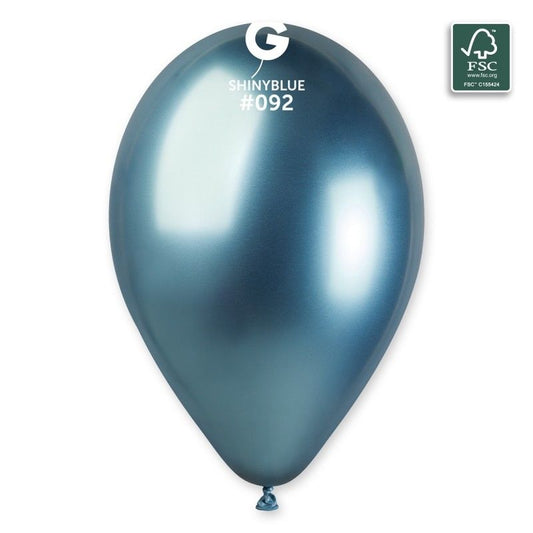 Gemar - 50 Palloncini Shiny Blu 13"/33cm