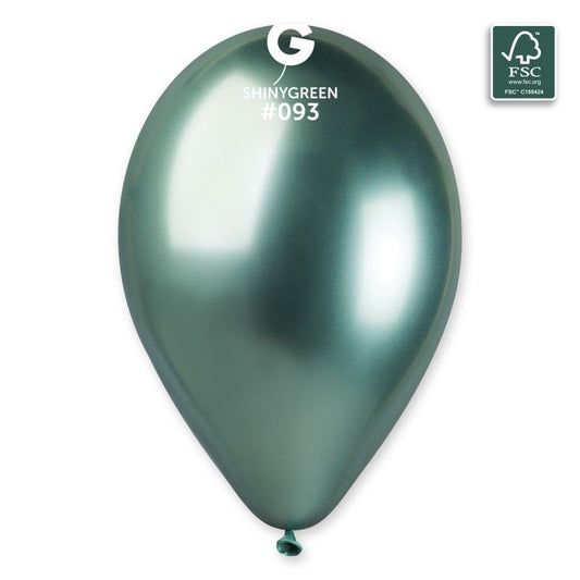 Gemar - 50 Palloncini Shiny Verde 13"/33cm