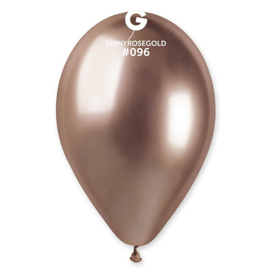 Gemar - 50 Palloncini Shiny Rosa Gold 13"/33cm