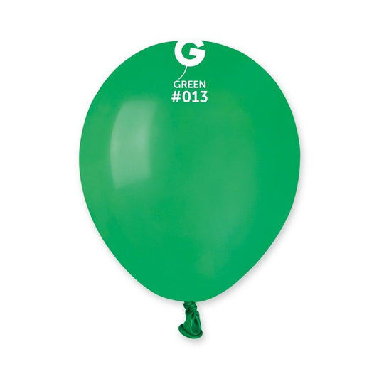 Gemar - 100 Palloncini Verde Bosco 5"/13cm