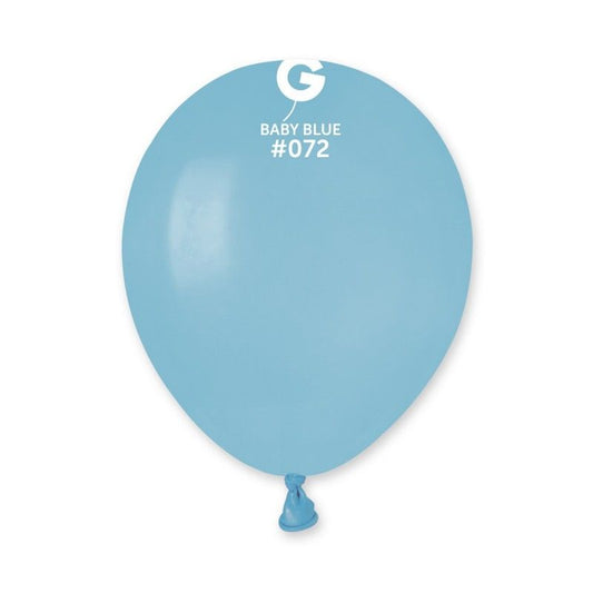 Gemar - 100 Palloncini Celeste Baby 5"/13cm