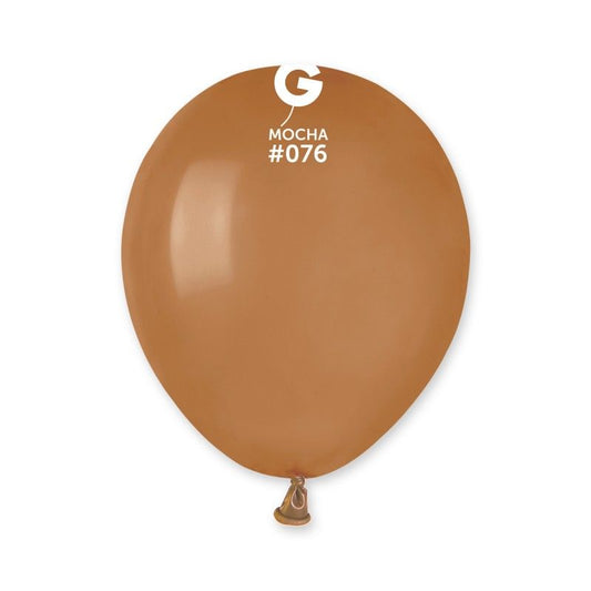 Gemar - 100 Palloncini Mocha 5"/13cm