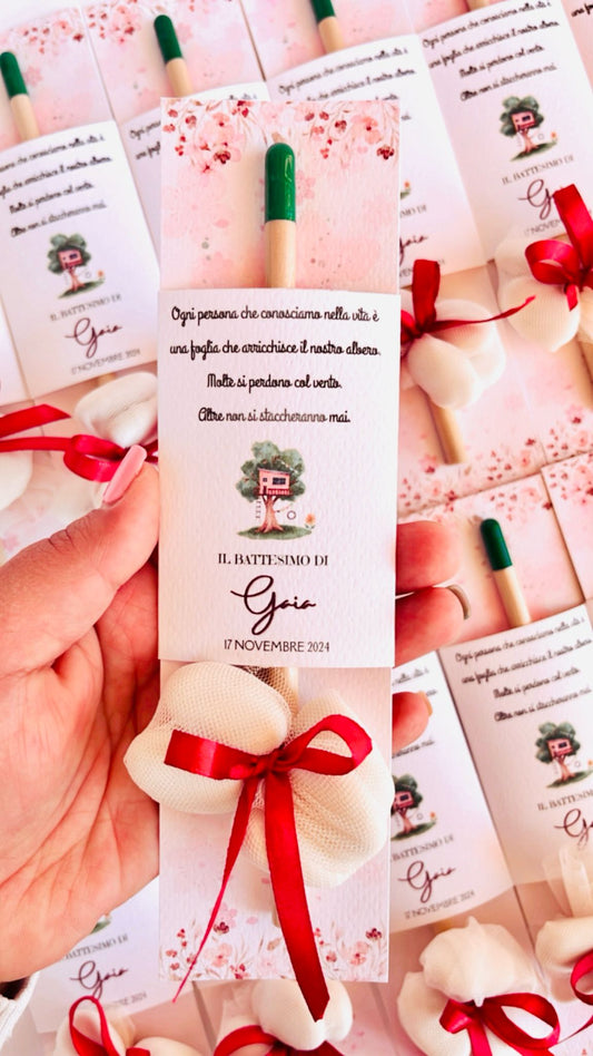 Matite Piantabili con Cartoncino Personalizzato