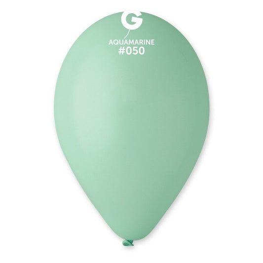 Gemar - 100 Palloncini Acquamarina 10''/26cm