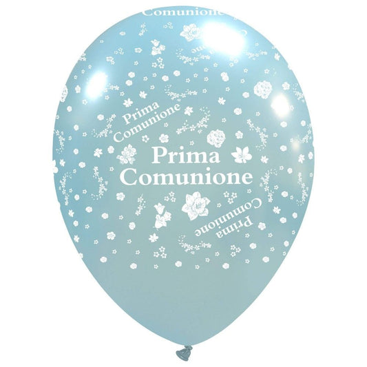 100 Palloncini Celeste Prima Comunione 12''/30cm