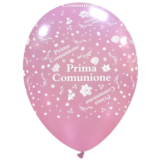 100 Palloncini Rosa Prima Comunione 12''/30cm