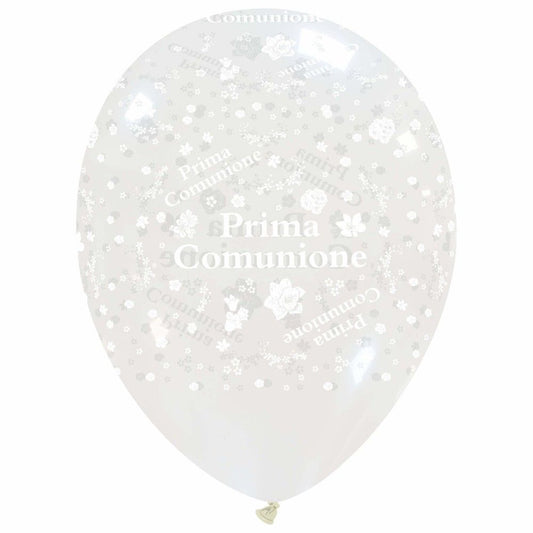 100 Palloncini Crystal Prima Comunione 12''/30cm