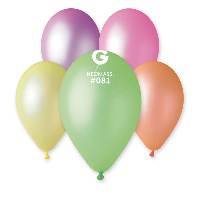 Gemar - 50 Palloncini Fluo 12''/30cm